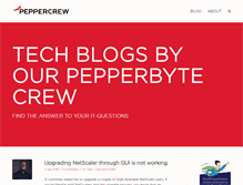 Tablet Screenshot of peppercrew.nl